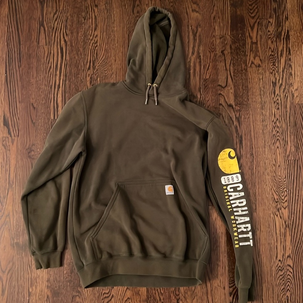 Men’s olive carhartt hoodie